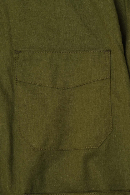 4 POCKET CUBAN SHIRT IN NEEM GREEN