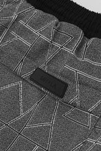 ULTRA WIDE PANTS IN GEOMETRIC GREY