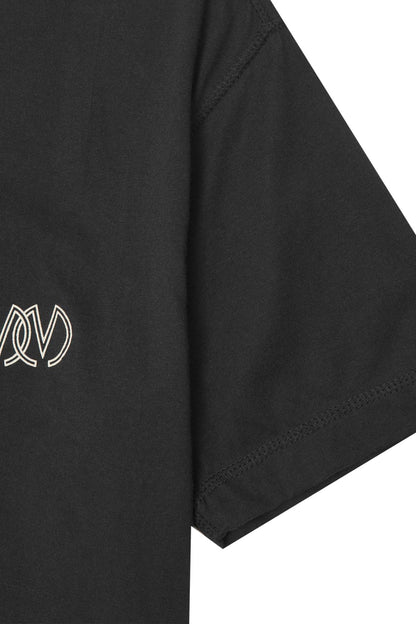 TWIN M'$ LOUNGE TEE IN CAVIAR