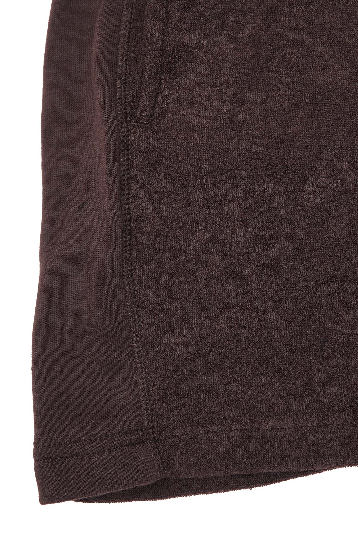 TOWEL STRIDE SHORTS IN CHARCOAL GREY