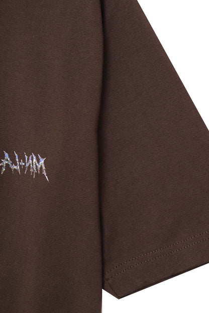 "MERCURIAL" ULTRA HEAVY TEE IN WOOD