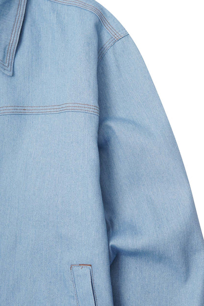 "VAPOR BLUE" TRUCKER JACKET