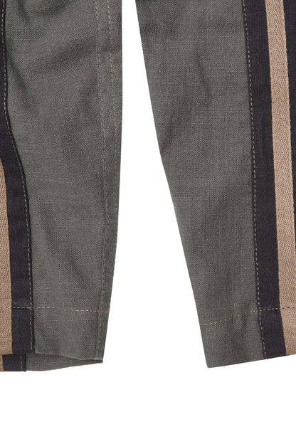 SME "STRIPE ME UP" PHAT PANTS IN PINE OLIVE