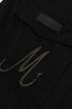 M+ VEINS PANTS IN CAVIAR