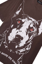 "HELL HOUND" TEE IN WOOD