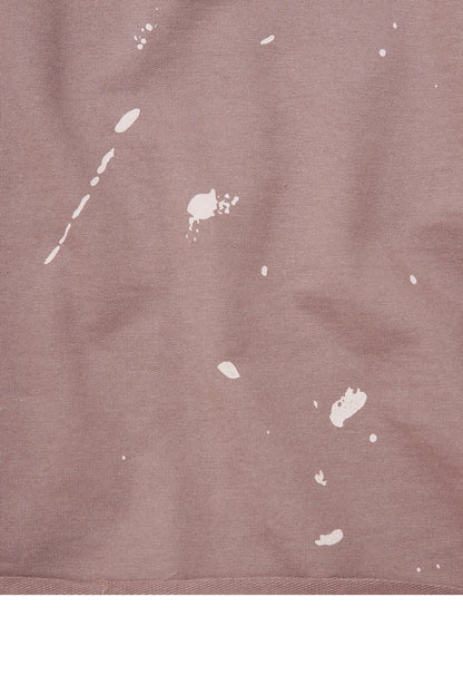 "HITTER" FRENCH TERRY MOCK NECK V2 TEE IN MAUVE