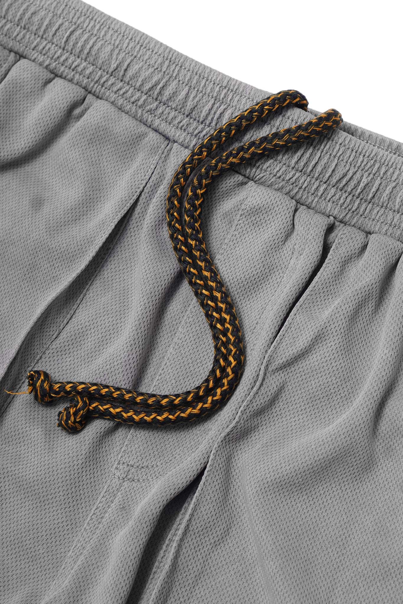 OVERPOCKET MESH SHORT IN STEEL