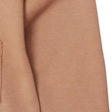 "M'$ SPECKS V2" CUTOFF HOODIE IN APRICOT