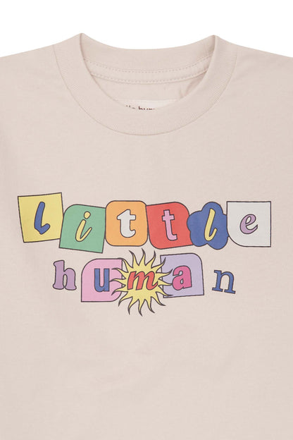 "SUN IS OUT" LITTLE HUMAN™ LONGSLEEVE TEE IN OAT