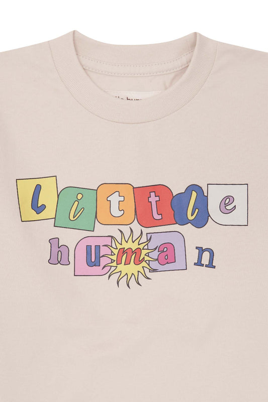 "SUN IS OUT" LITTLE HUMAN™ LONGSLEEVE TEE IN OAT