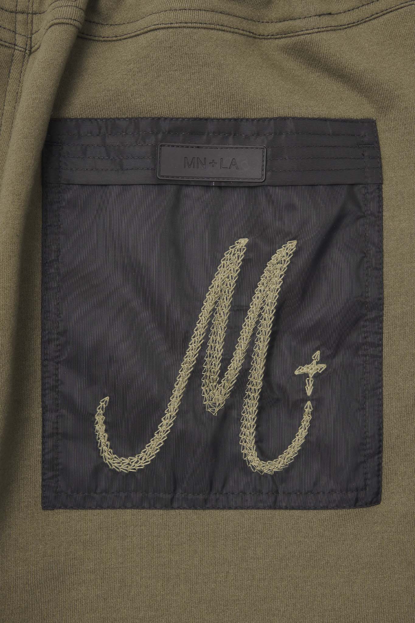 DOUBLE KNEE PHAT SHORTS IN OLIVE
