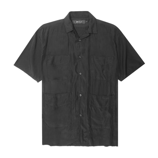 4 POCKET CUBAN SHIRT IN NOIR