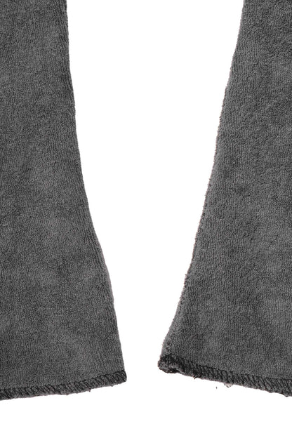 M+ TOWEL BOOTCUT PANTS IN CEMENT