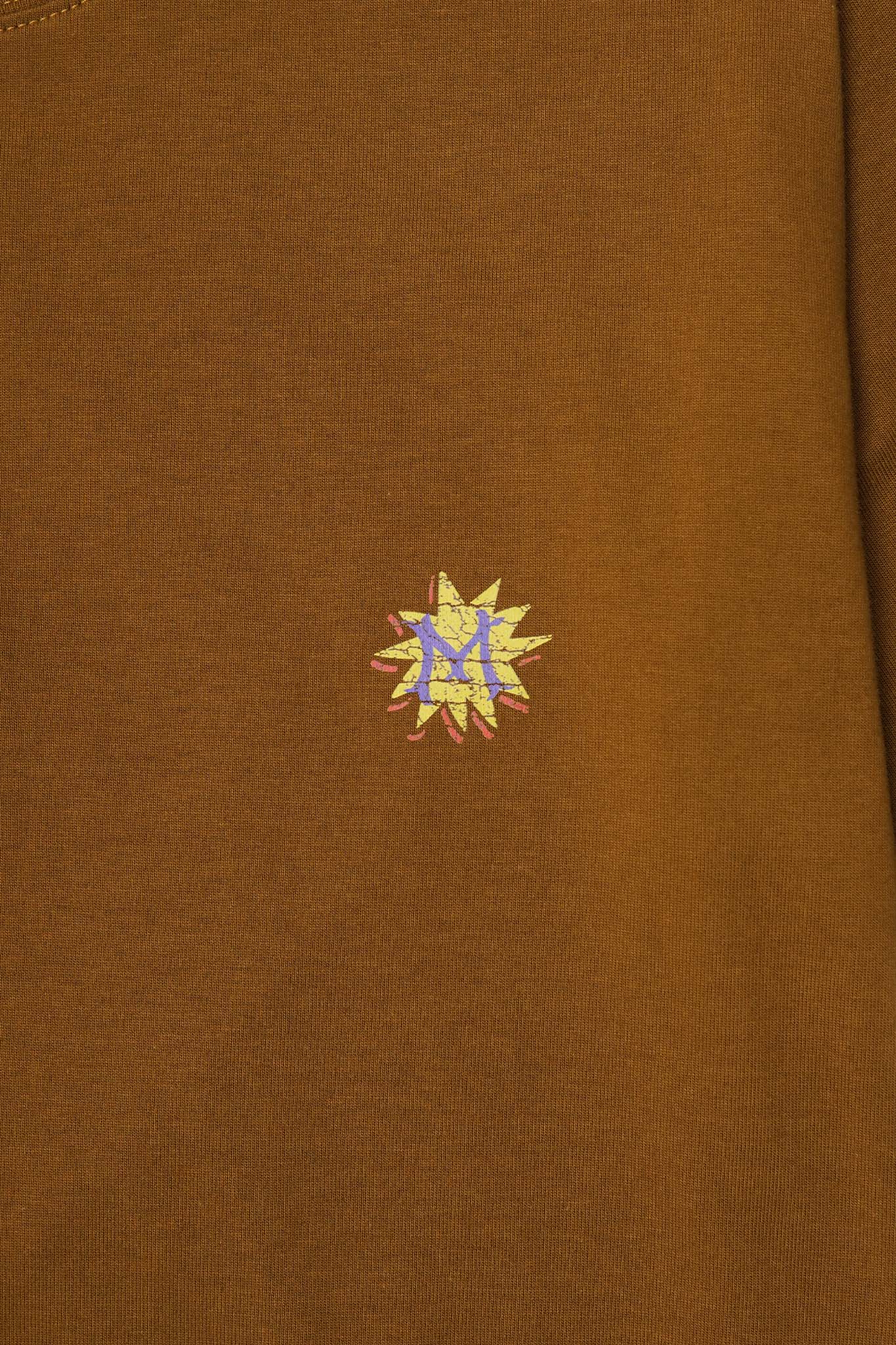 "CARNIVAL" ULTRA HEAVY TEE IN RUST