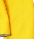 "M'$ UNIVERSITY V2" CUTOFF HOODIE IN CANARY YELLOW
