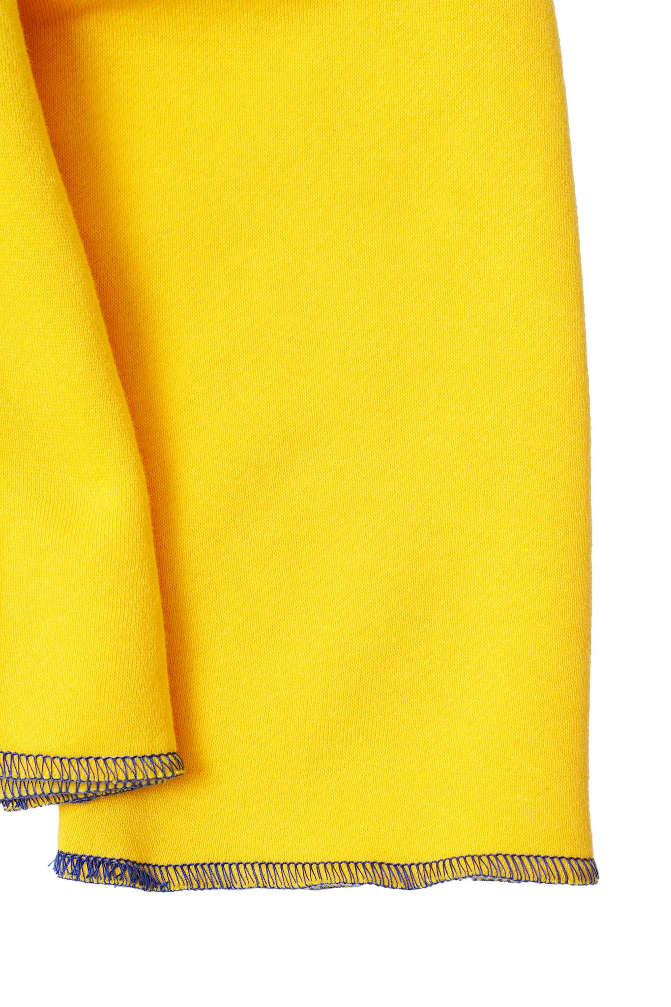 "M'$ UNIVERSITY V2" CUTOFF HOODIE IN CANARY YELLOW