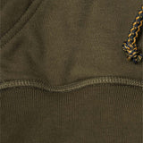 DECONSTRUCTED HOODIE IN OLIVE