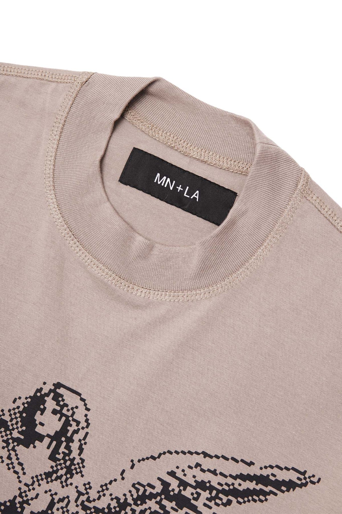 "DIGITAL ANGEL" TEE IN TAN