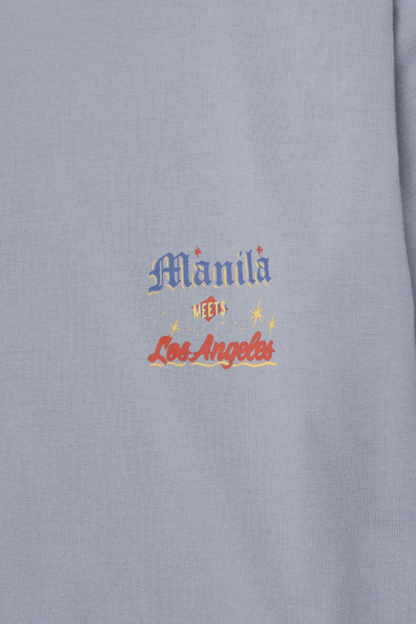"MIDNIGHT MAGIC" TEE IN GLACIER