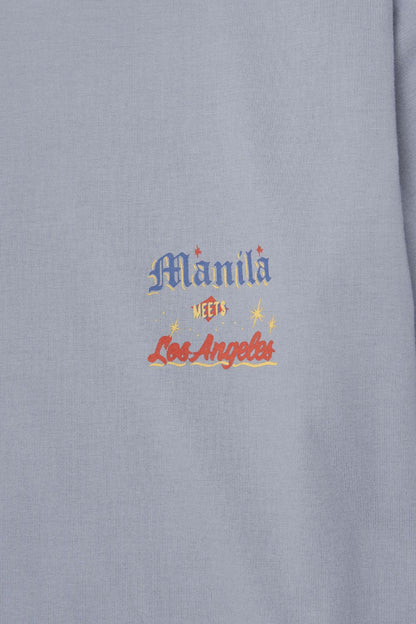 "MIDNIGHT MAGIC" TEE IN GLACIER