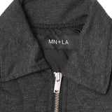"FLOW" BOMBER JACKET IN MIDNIGHT HEATHER
