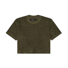 TOWEL TEE IN OLIVE