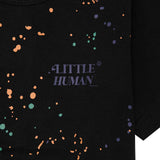 "PAINT SPLAT" LITTLE HUMAN™ TEE IN CAVIAR