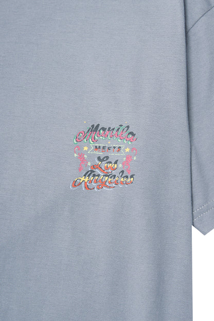 "LUCID DREAMS" TEE IN GLACIER