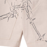 "WIRE WORK" PHAT SHORTS IN OAT