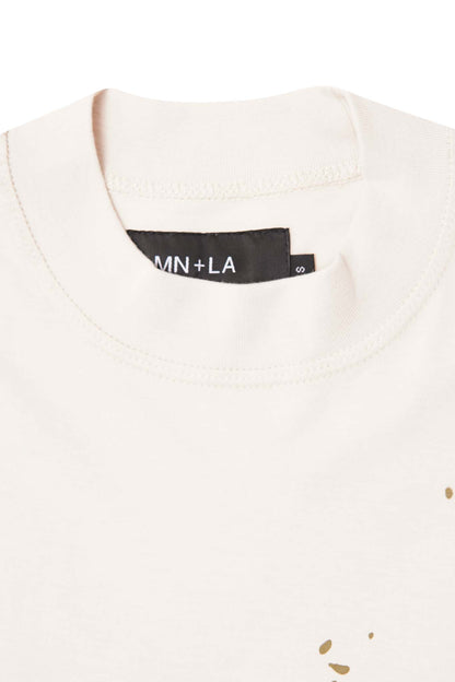 "HITTER" V3 MOCK NECK LITE TEE IN OAT