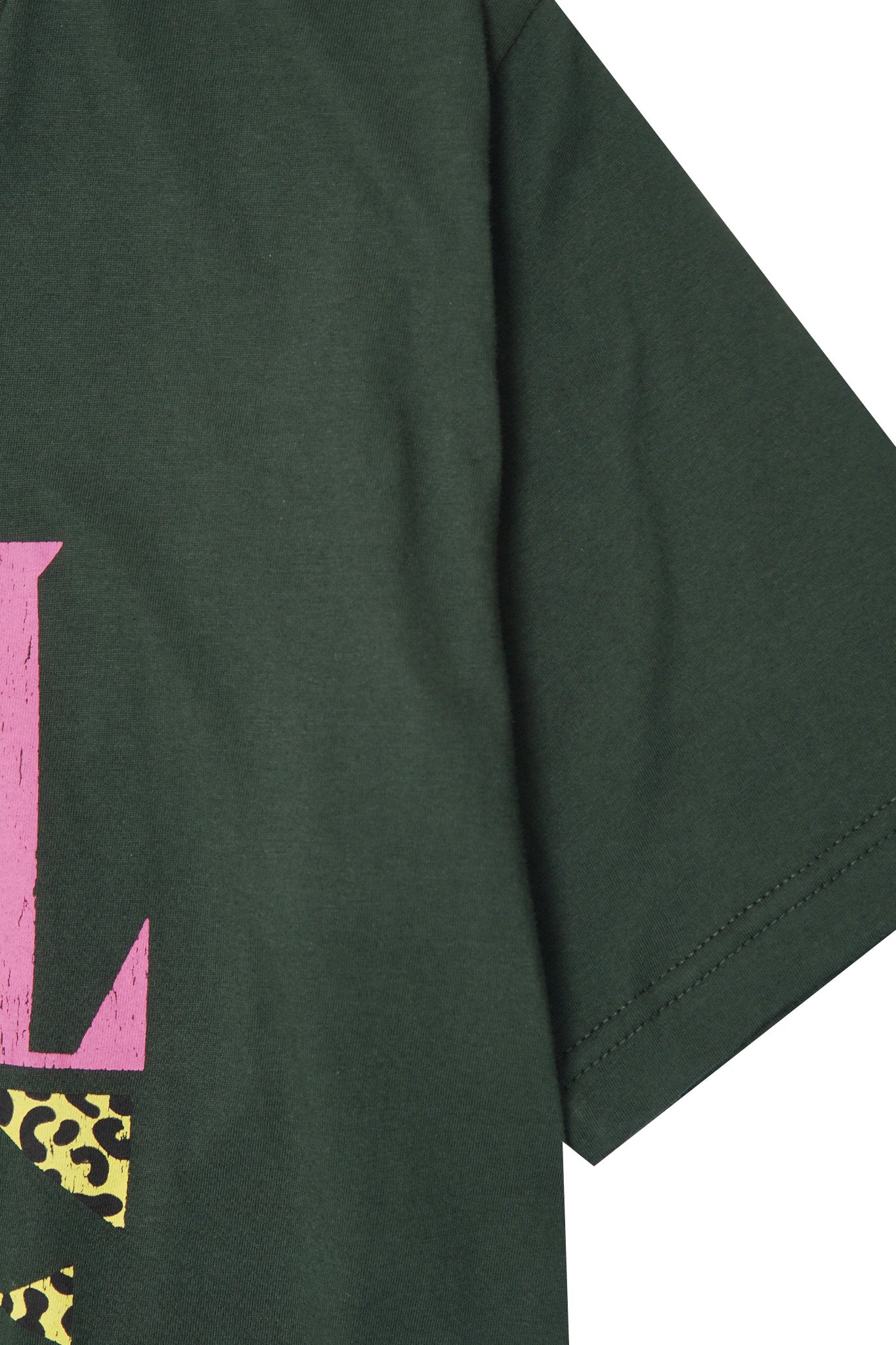 "CALL ME" TEE IN HUNTER GREEN