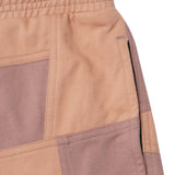 NEEDLEWORK SWEATSHORTS IN WHEAT/MAUVE