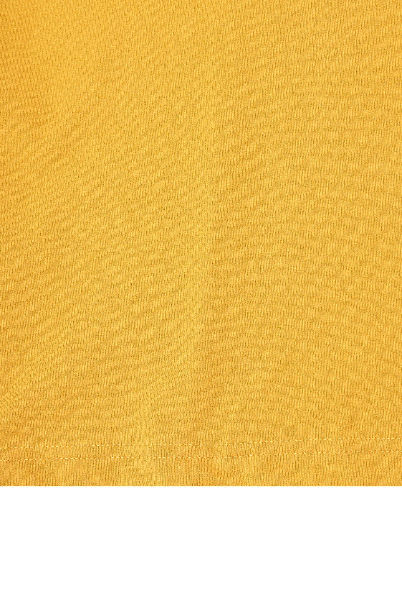 "DO NOT BE AFRAID" TEE IN MUSTARD