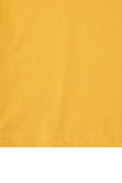 "DO NOT BE AFRAID" TEE IN MUSTARD