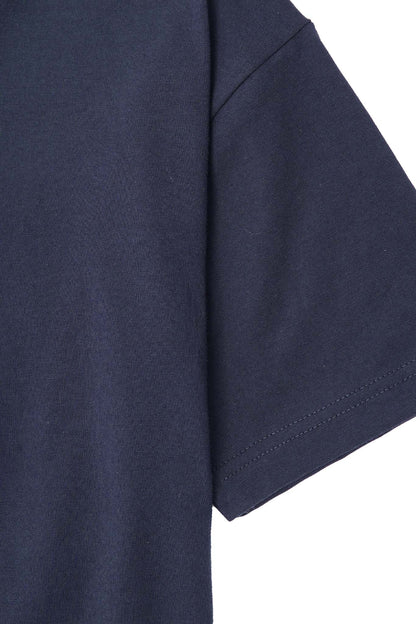 "KISS...DON'T TELL" TEE IN NAVY