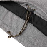QUARTER ZIP L/S TEE V2 IN HEATHER GREY