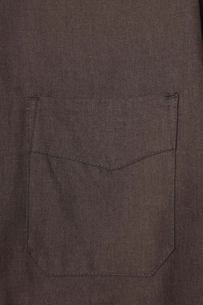 4 POCKET CUBAN SHIRT IN CHARCOAL GREY