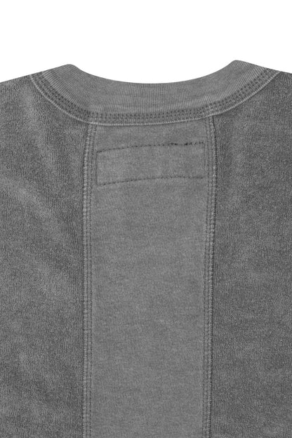 TOWEL MILITIA OVERSIZED TEE IN OWL GREY