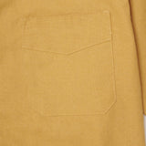 4 POCKET CUBAN SHIRT IN MUSTARD