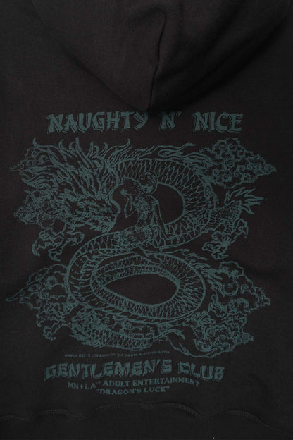 NAUGHTY N' NICE "DRAGON'S LUCK" HOODIE IN JADE