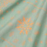 MN+LA™ BANDANA IN GREEN JUNE BEETLE