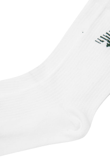"OUTDOOR EXPLORATION" SOCK IN WHITE