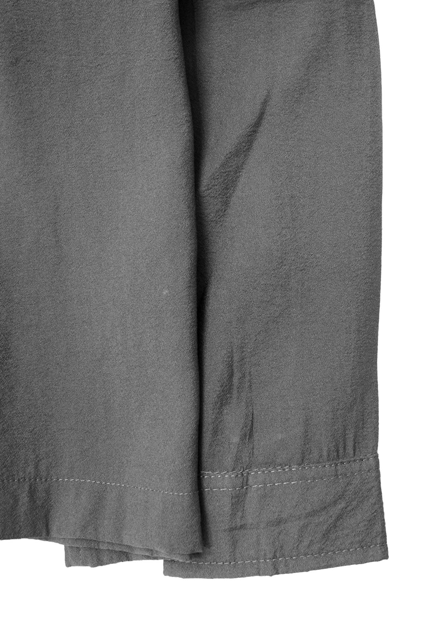 MANDARIN L/S SHIRT IN IRON GREY