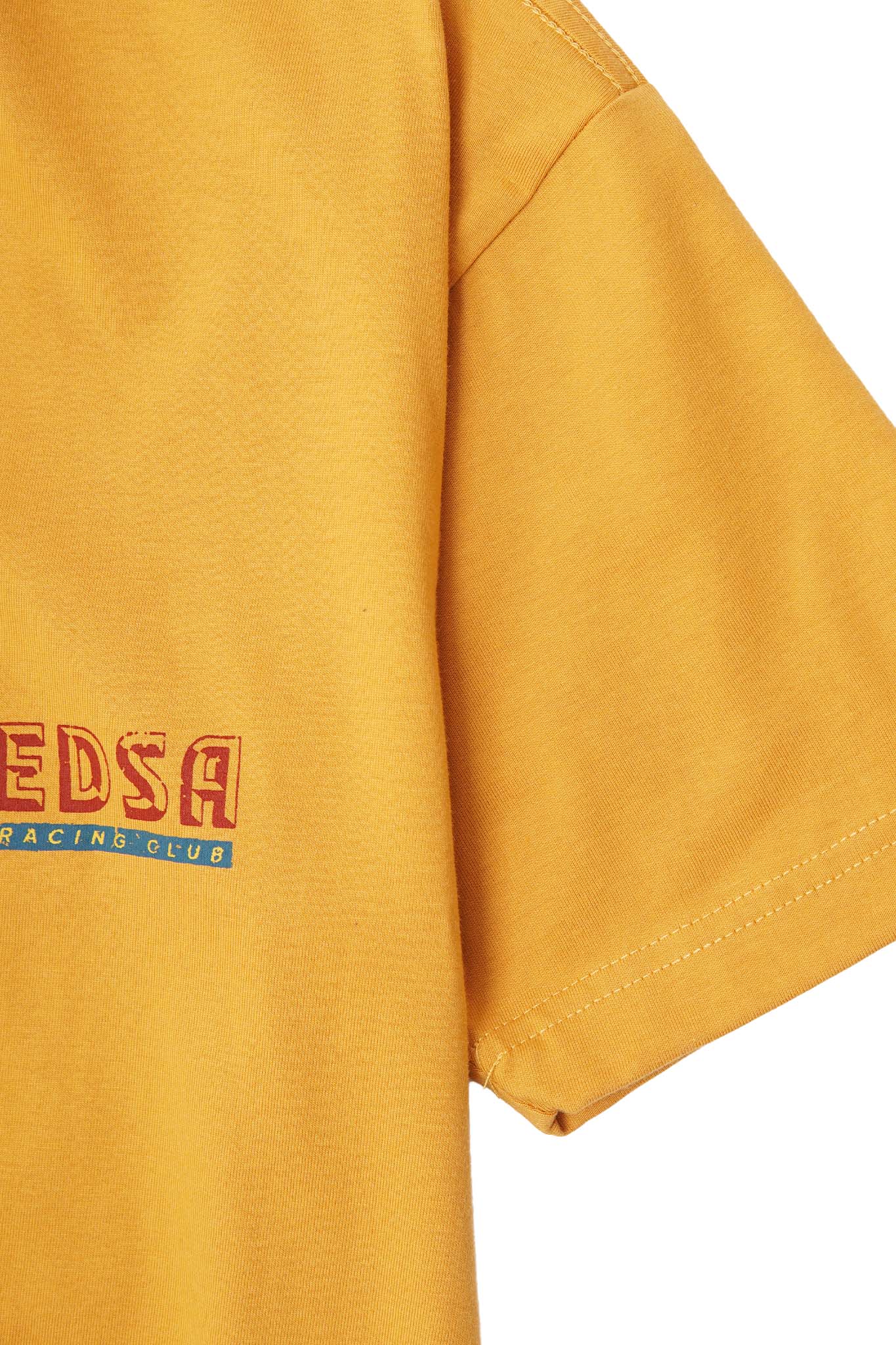 "EDSA RACING CLUB" TEE IN MUSTARD