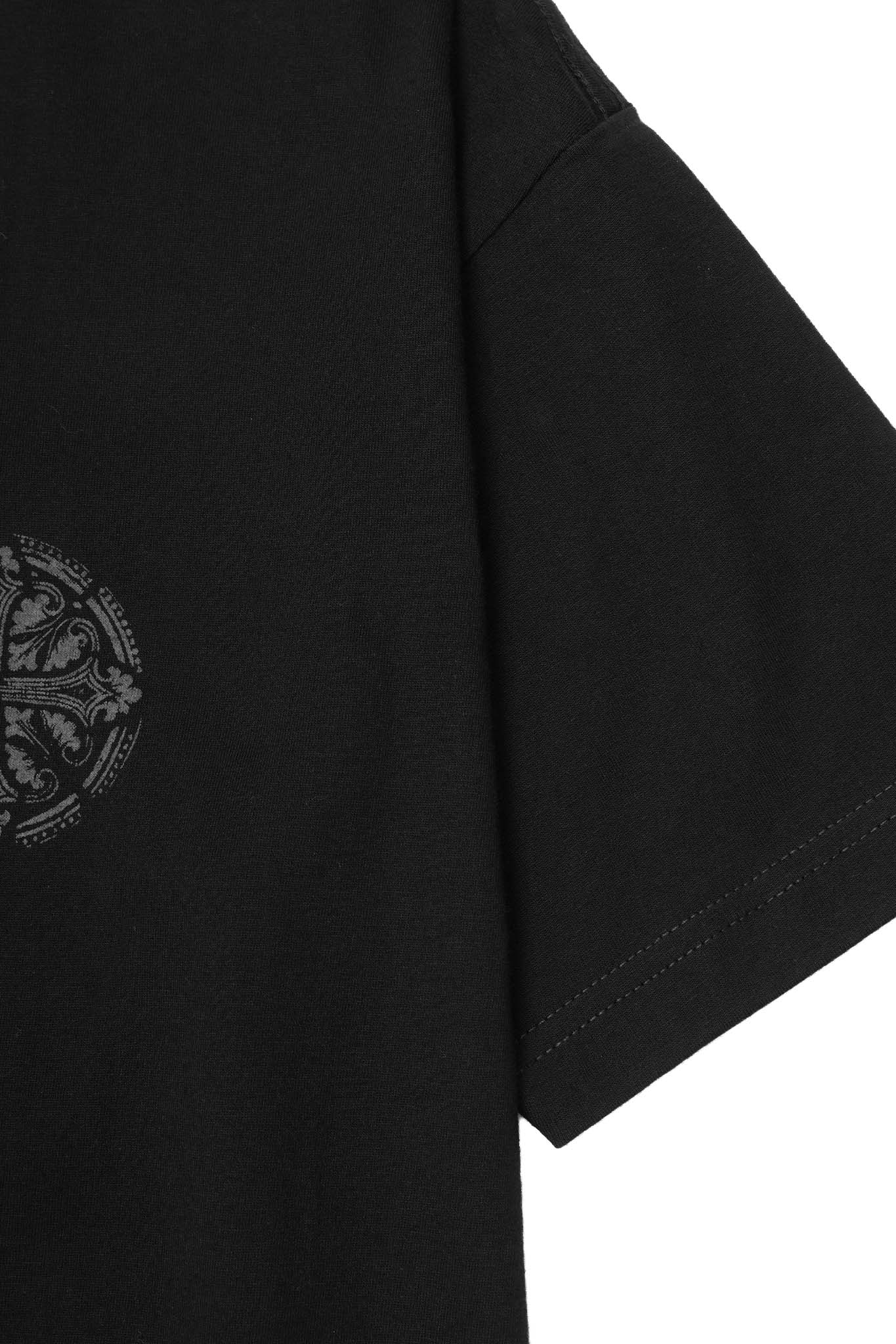 "IRON CROSS" TEE IN ANTHRACITE