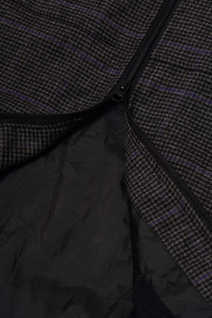 LAKESIDE VEST IN PIGEON PLAID