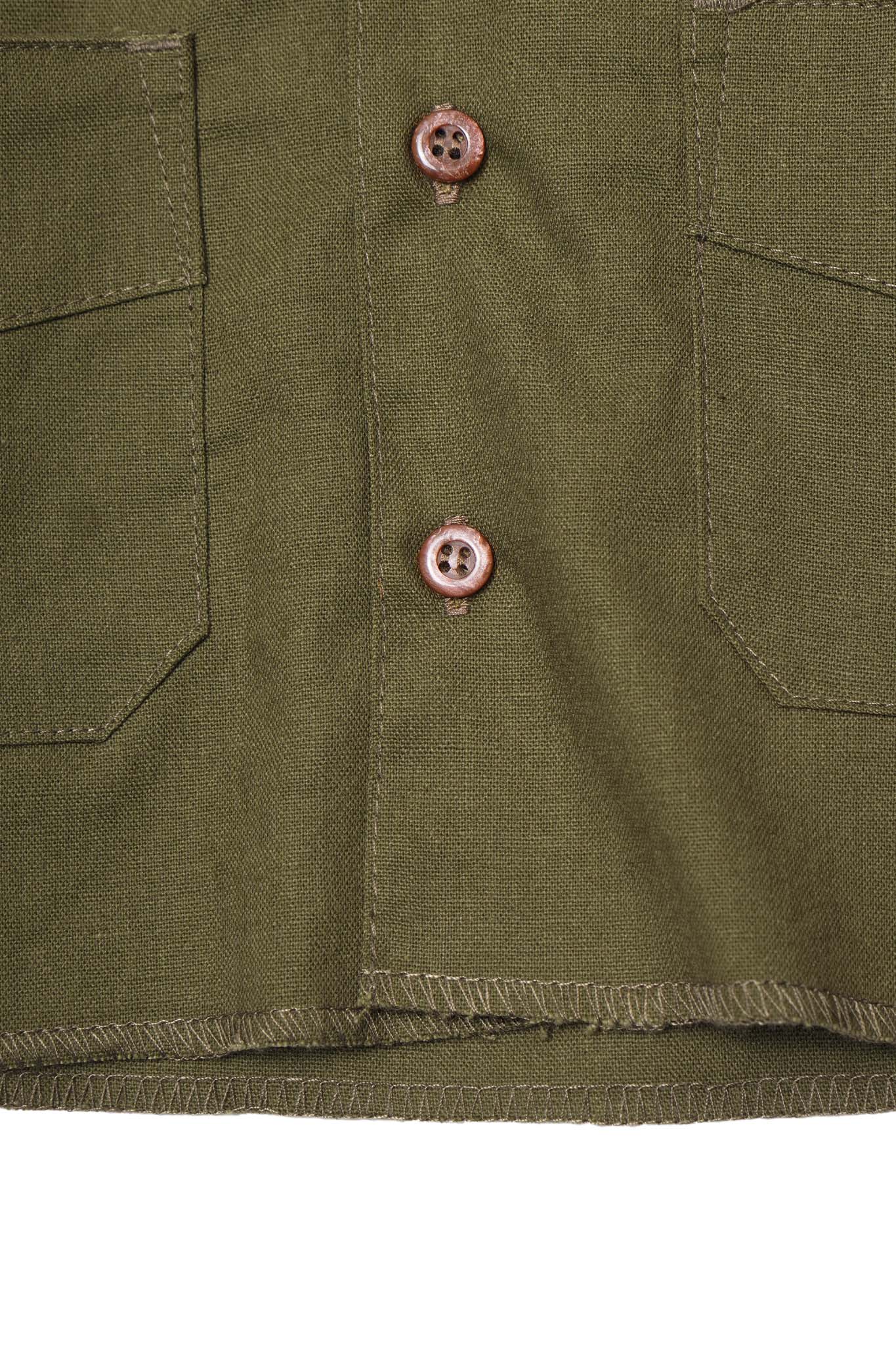 LITTLE HUMAN™ 4 POCKET CUBAN SHIRT IN OLIVE