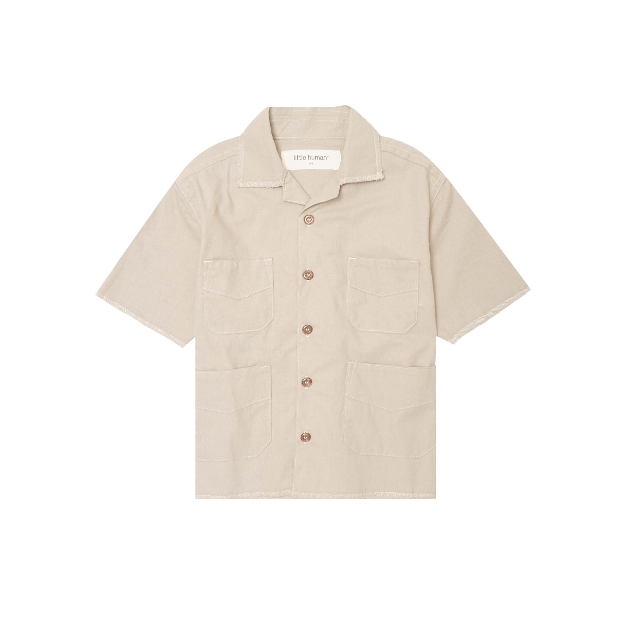 LITTLE HUMAN™ 4 POCKET CUBAN SHIRT