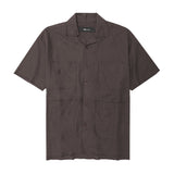 4 POCKET CUBAN SHIRT IN CHARCOAL GREY