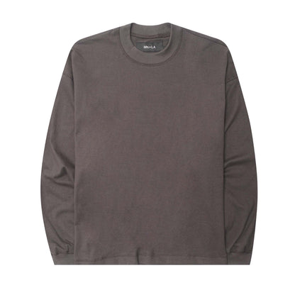 LONGSLEEVE TEE V4 IN CHARCOAL GREY